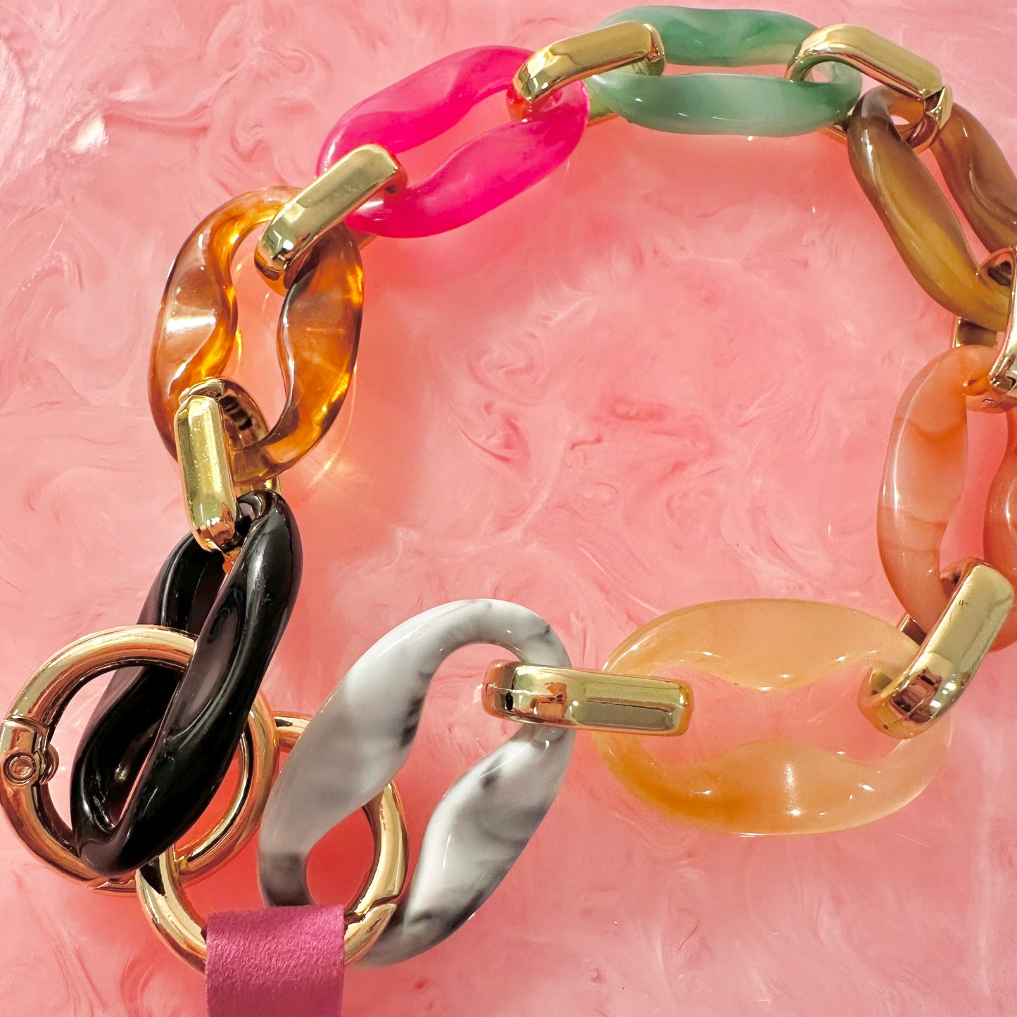 Multicolour Resin Phone Strap/Bracelet
