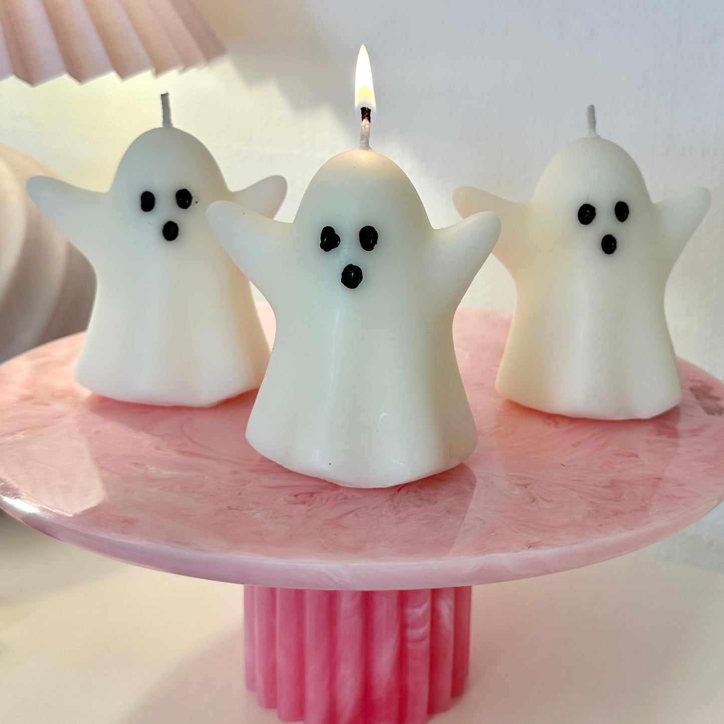 👻 BOO Cute Ghost Shape Candle