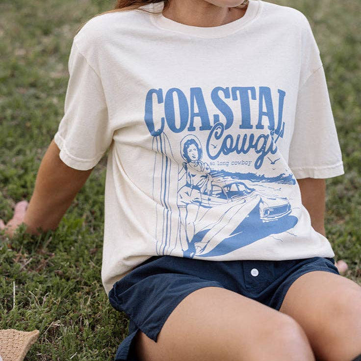 🤠 Coastal Cowgirl Oversize Tee (coming soon)
