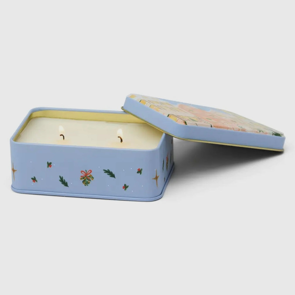 Christmas Tin Candle - Gingerbead & Vanilla