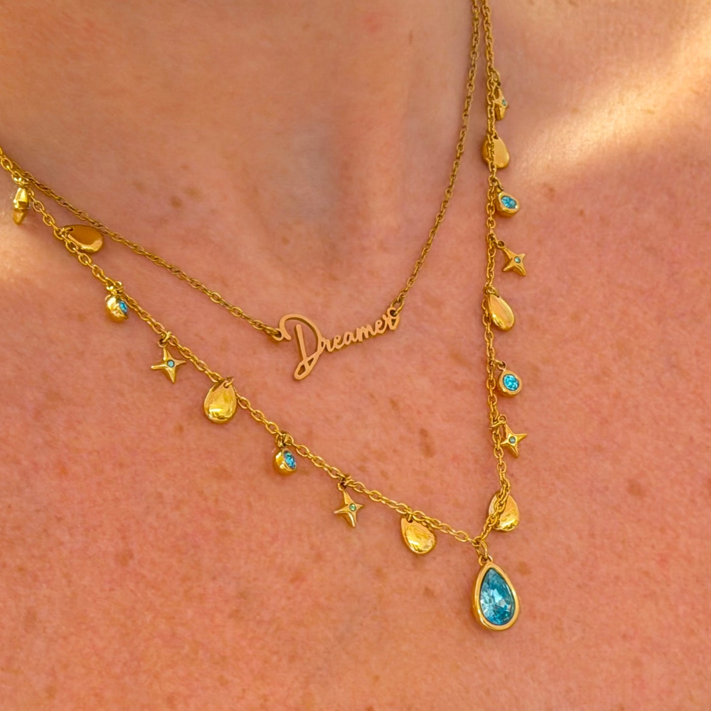‘Dreamer’ Delicate Word Waterproof Necklace