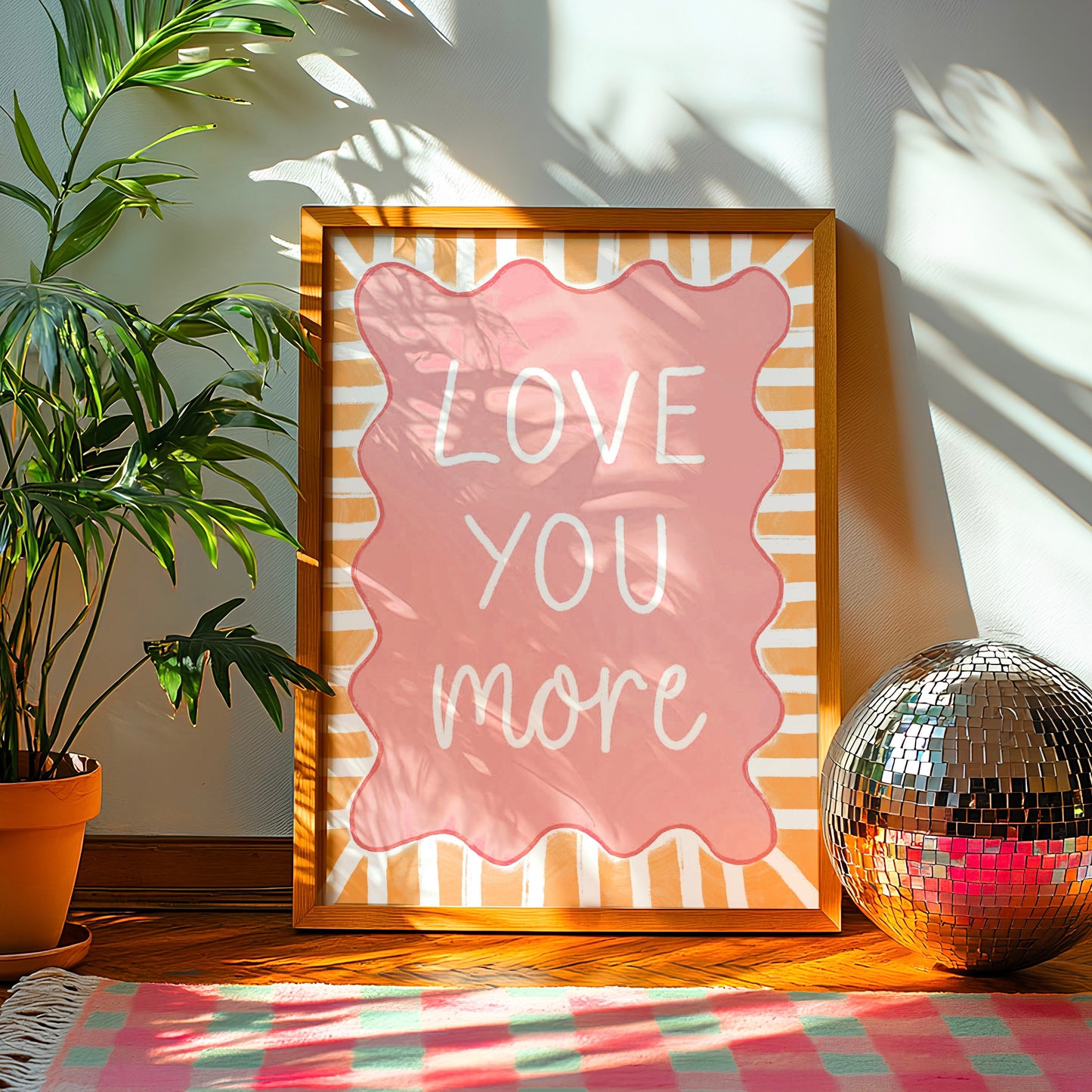 Love You More A4 Print