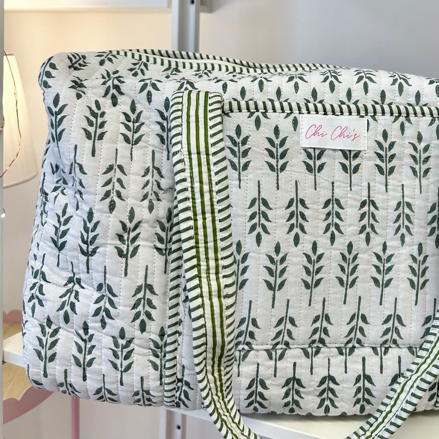 Quilted Cotton Weekend/Duffel Bag (2 colour ways)