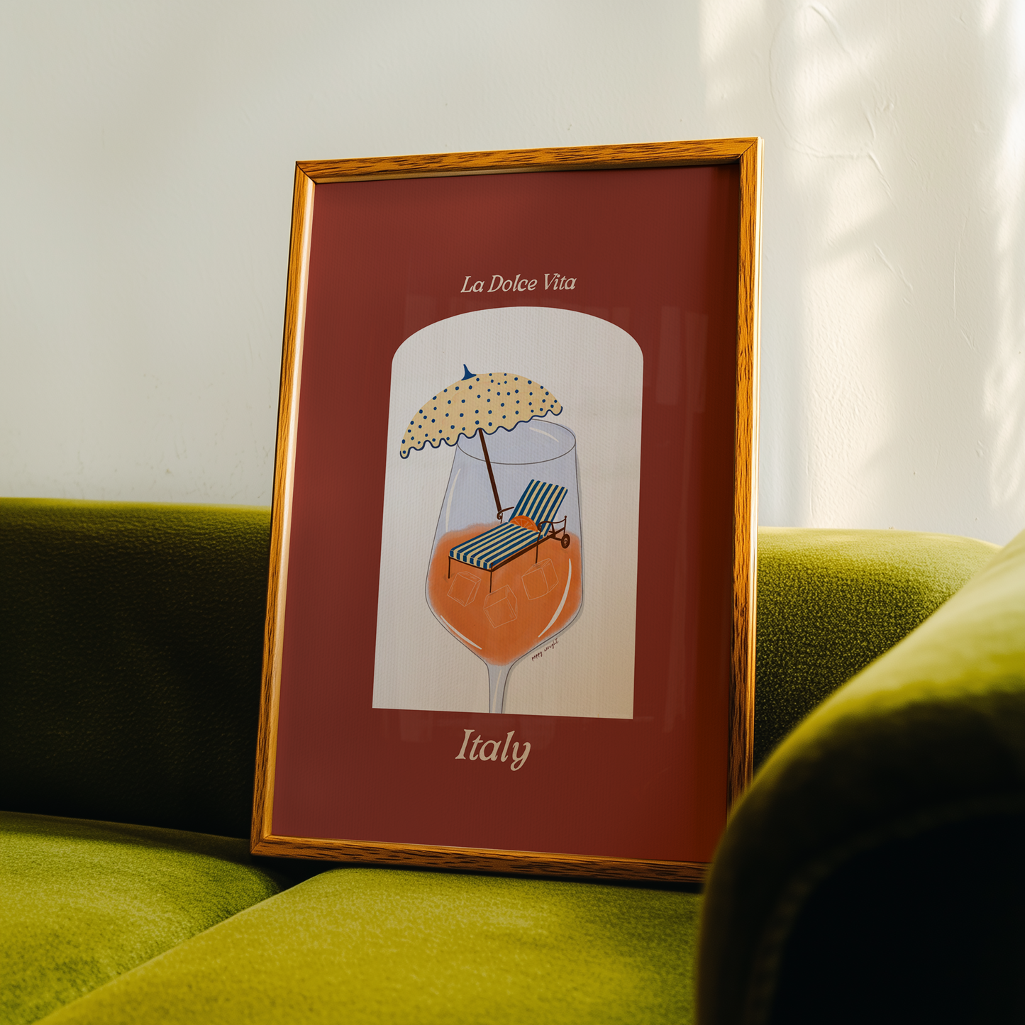 'La Dolce Vita Italy' A4 Print