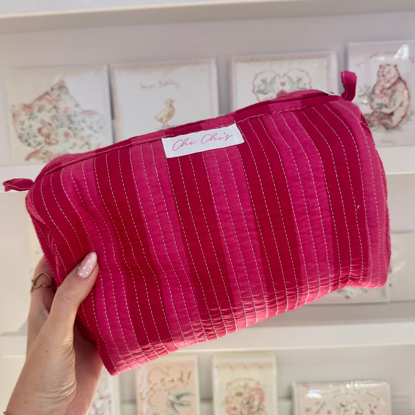 Super Large Cotton Washbag (more colours)