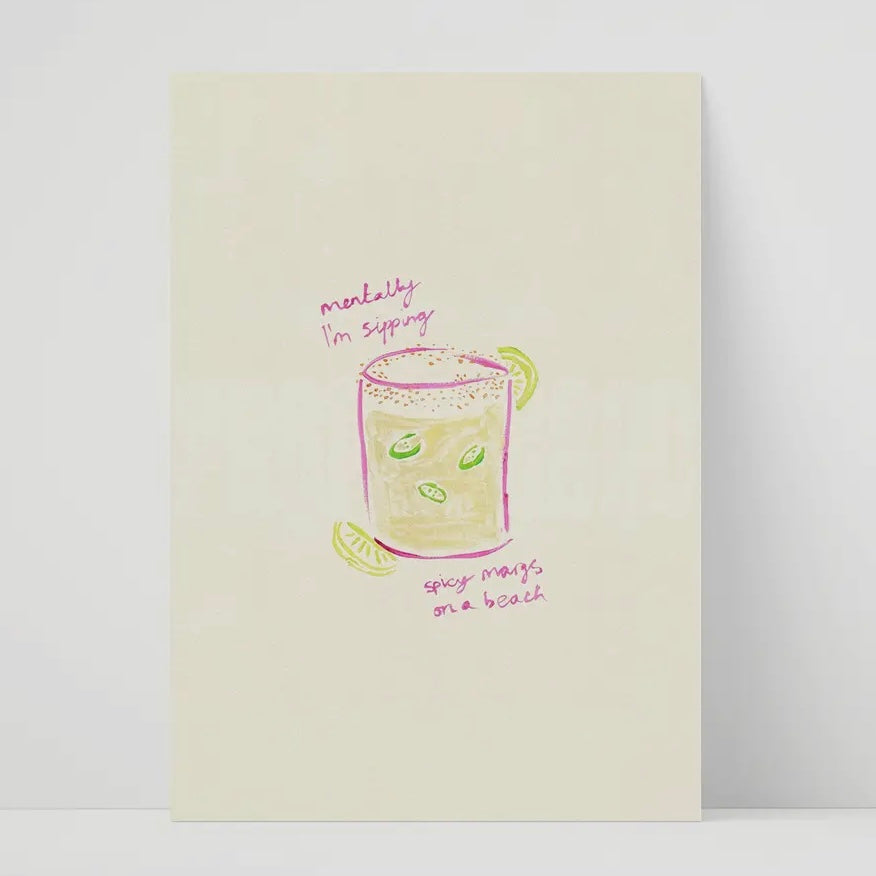 Spicy Margs A4 Print