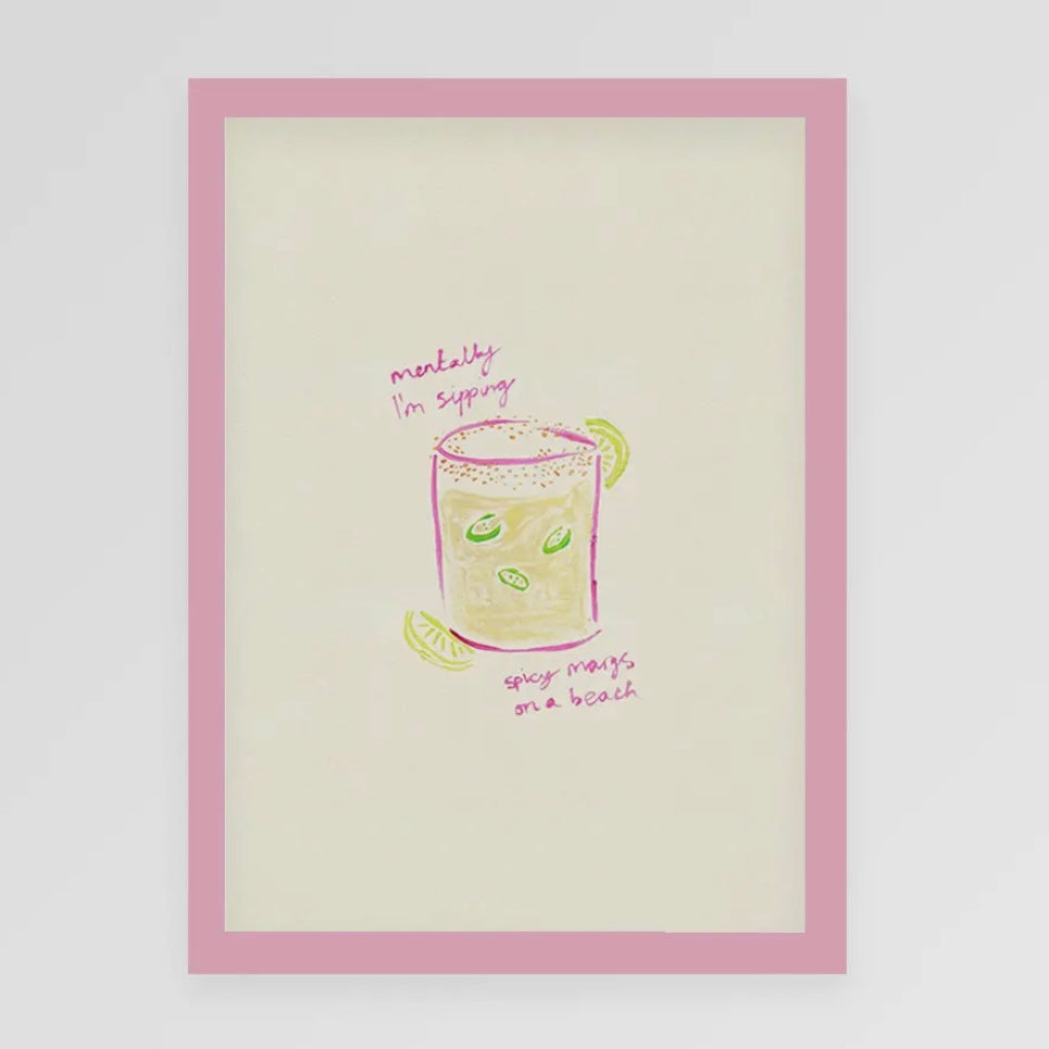 Spicy Margs A4 Print