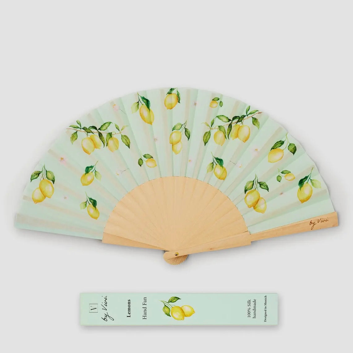 100% Silk Printed Fan (4 designs)