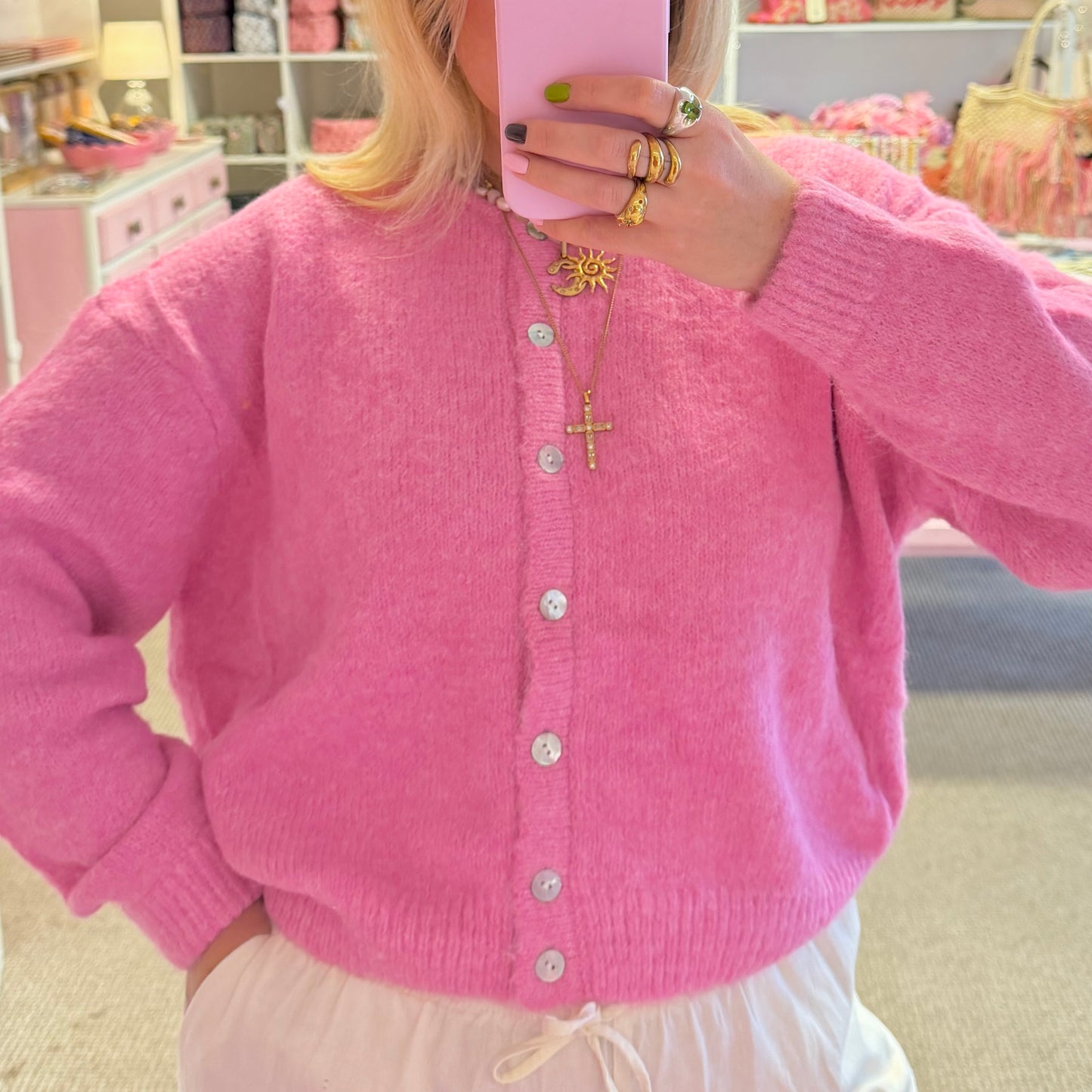 Super Soft Pink Cardigan 🩷