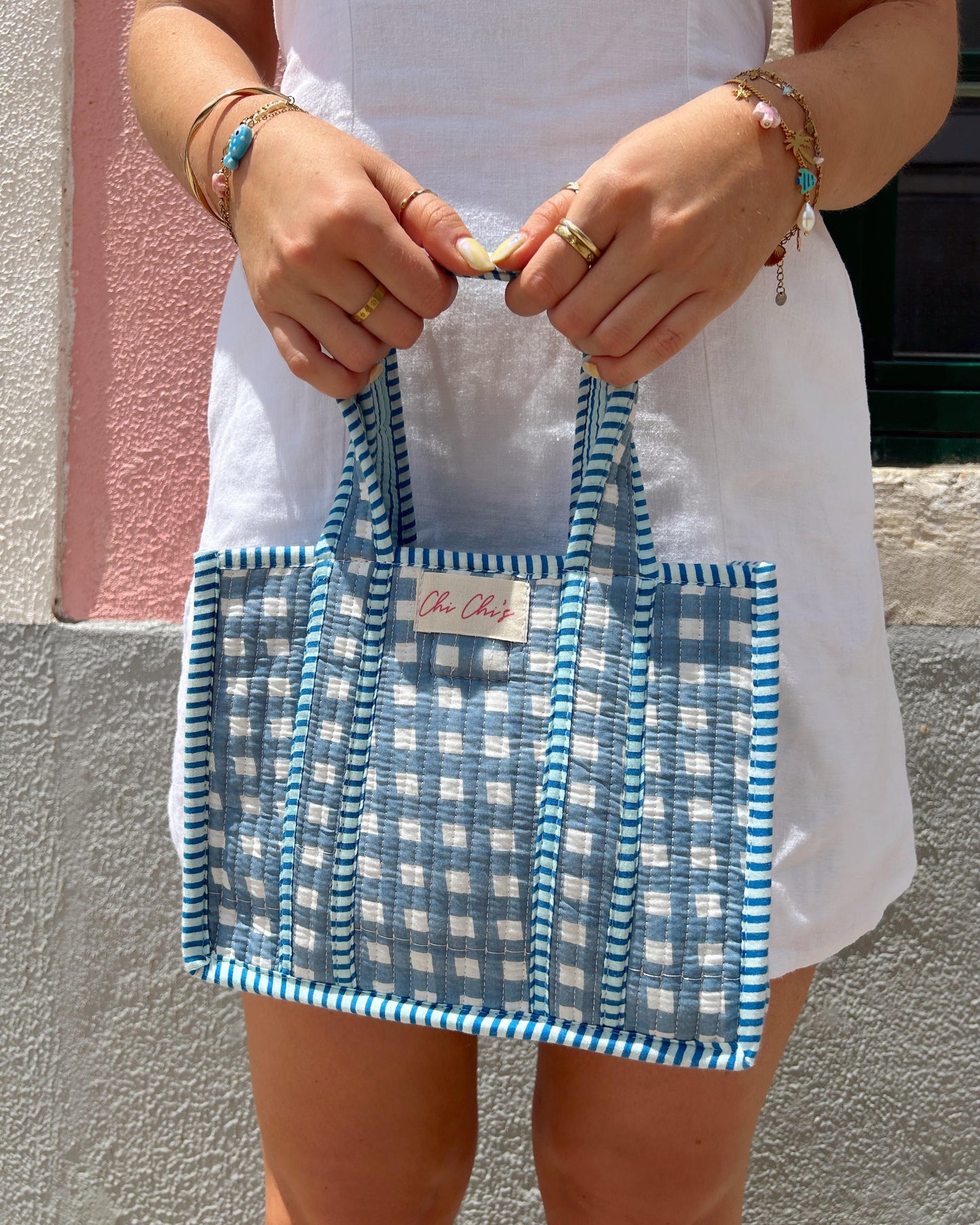 đź’™ Blue Mini Gingham Bag