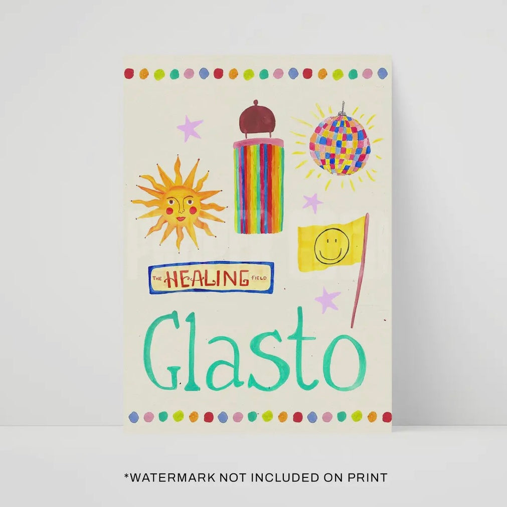 Glasto A4 Print