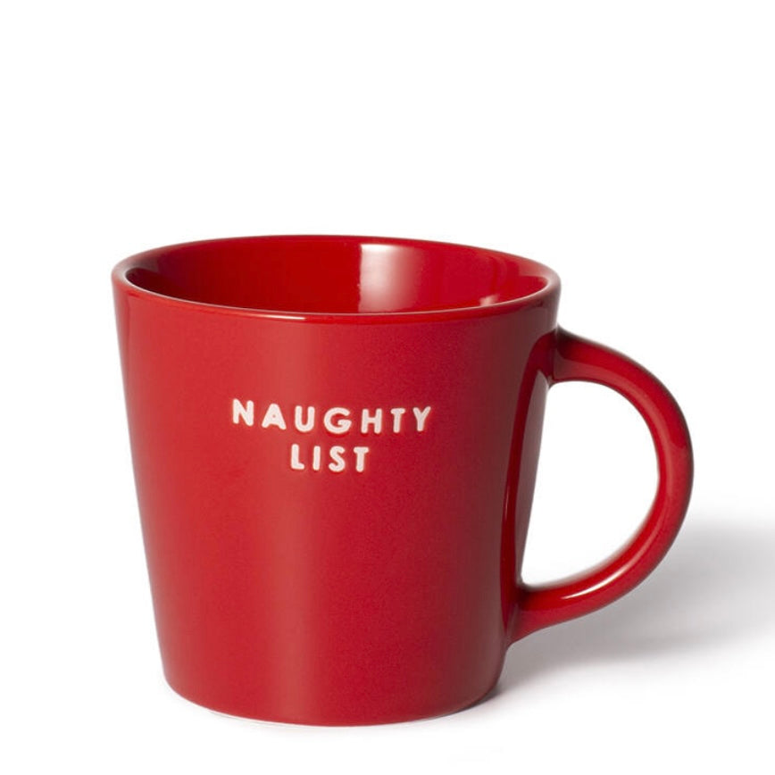 Christmas ‘Naughty List’ Red Coffee Cup