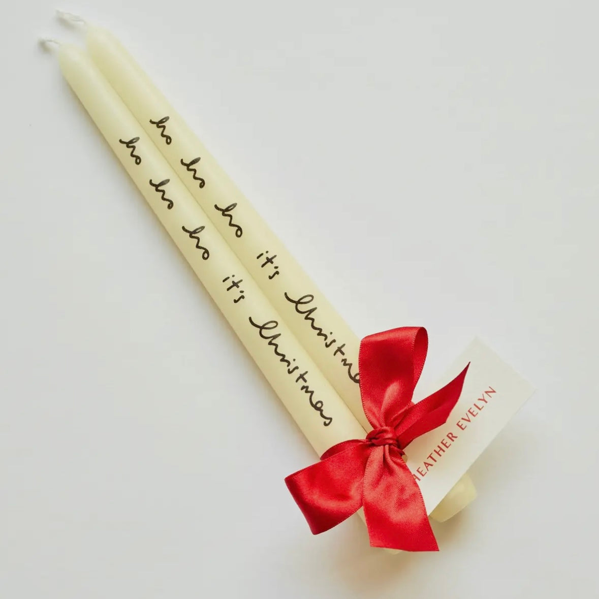 ‘ Ho Ho Ho It’s Christmas Time’ Christmas Dinner Candles