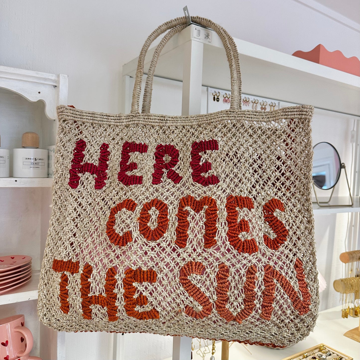 'Here Comes The Sun' The Jacksons Large Jute Bag
