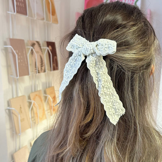 Lace Small Bow Hair Clip