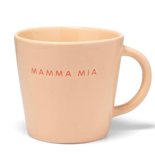 ‘Mama Mia’ Peach Coffee Cup