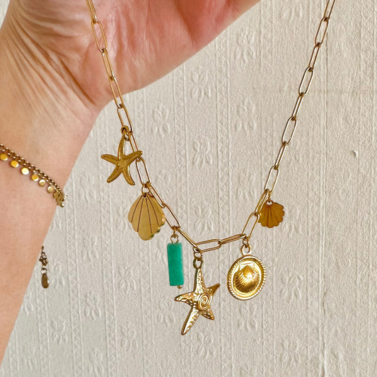 Sea Girl Charm Necklace