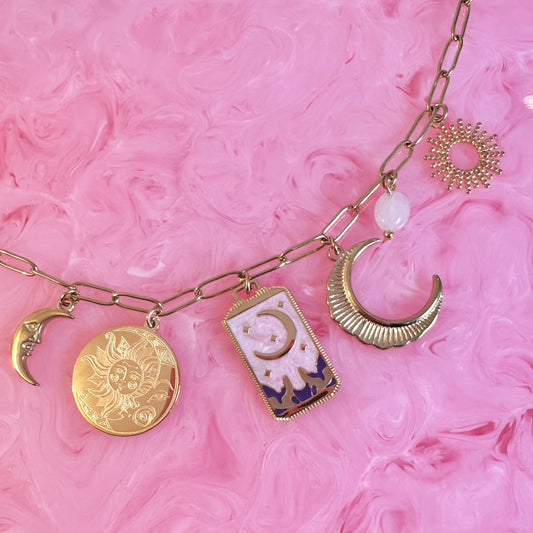 Moon Child Charm Necklace