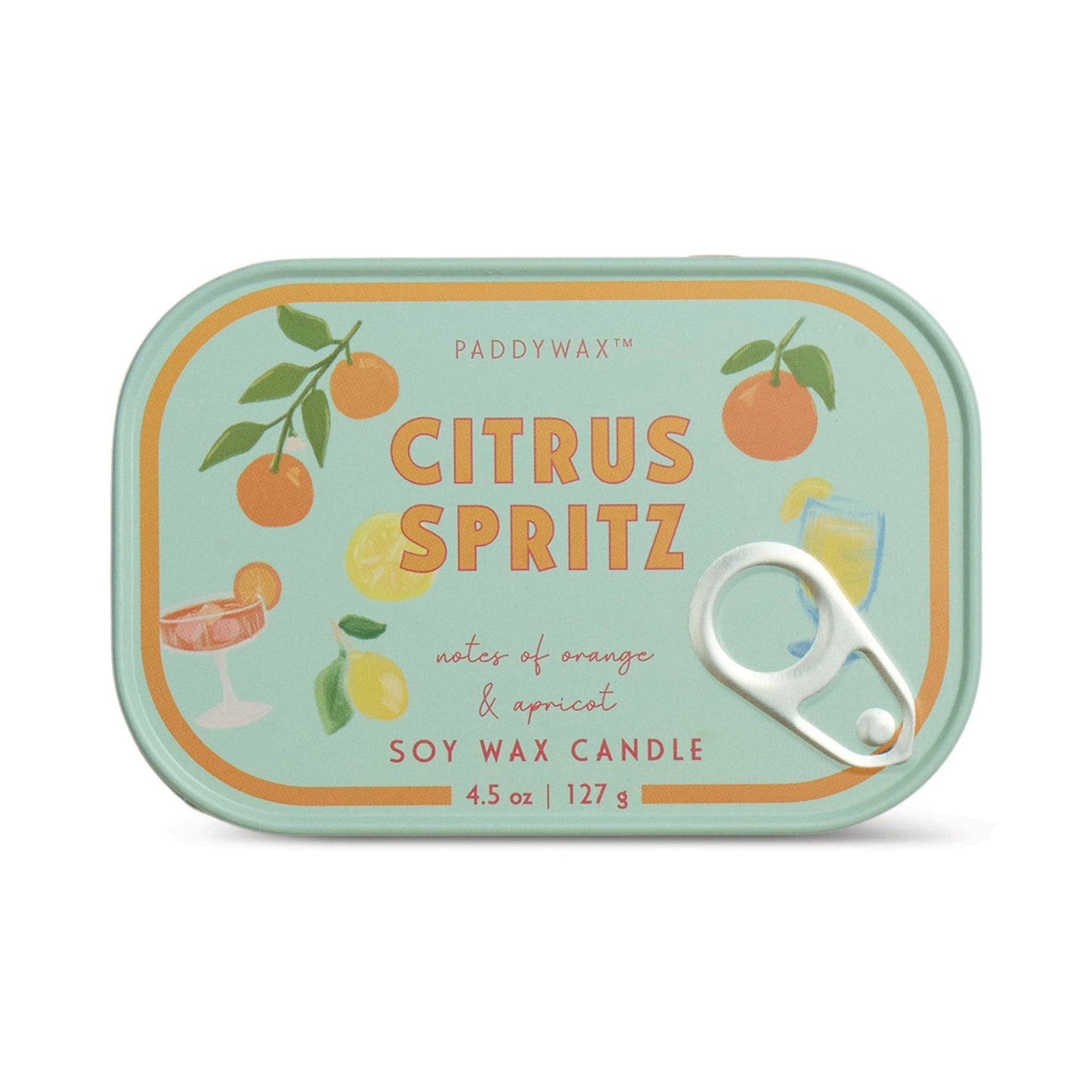 Orange Citrus Spritz Tin Candle