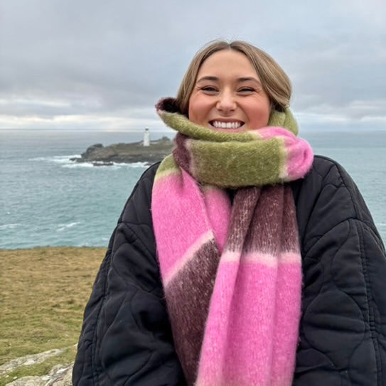 Pink & Green Extra Large Blanket Scarf (BACK IN STOCK)