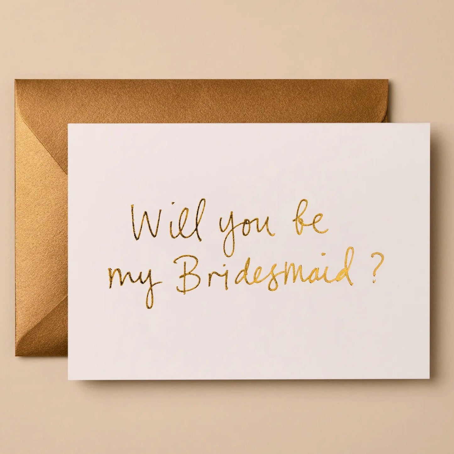 ‘Will You Be My Bridesmaid’ Greeting Card