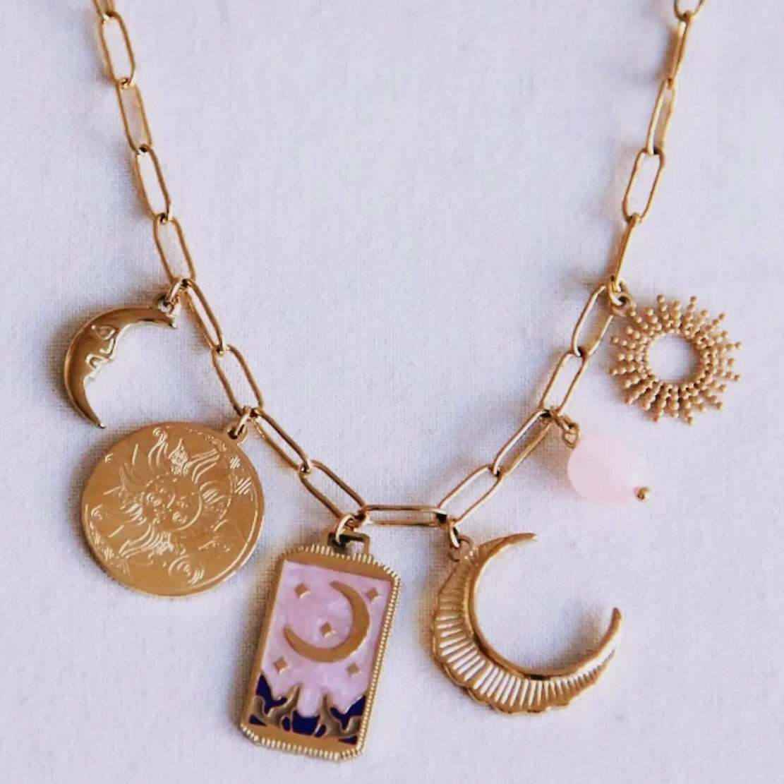 Moon Child Charm Necklace