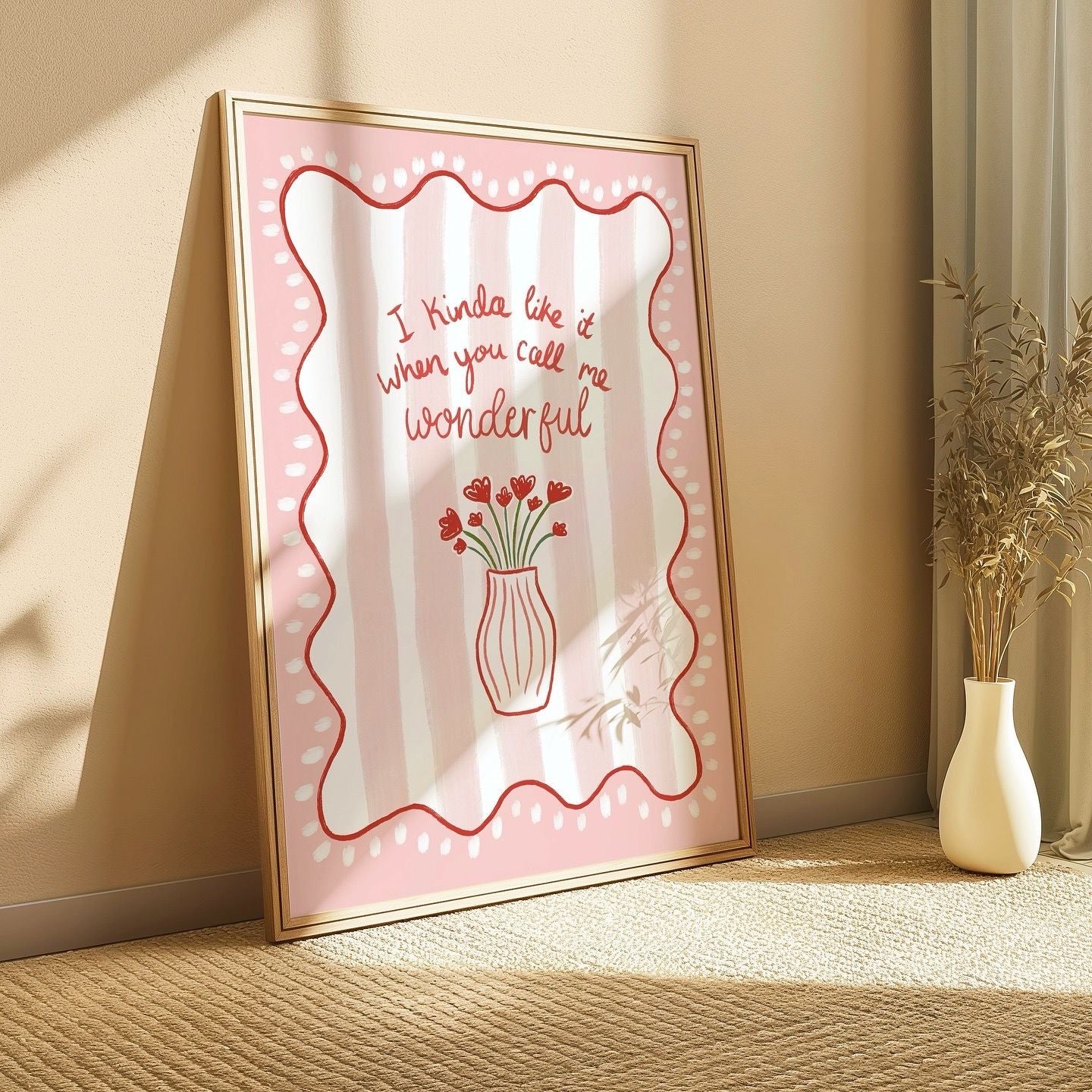 Olivia Dean ‘I Kinda Like It When You Call Me Wonderful’ A4 Print