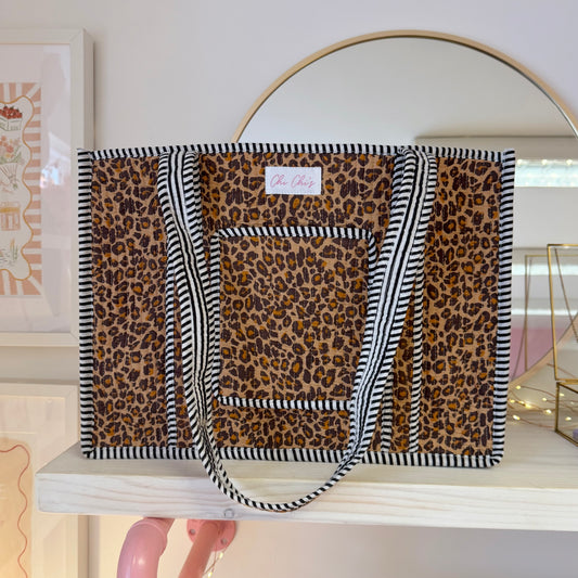 Chi Chi’s Leopard Print Tote Bag 🐆
