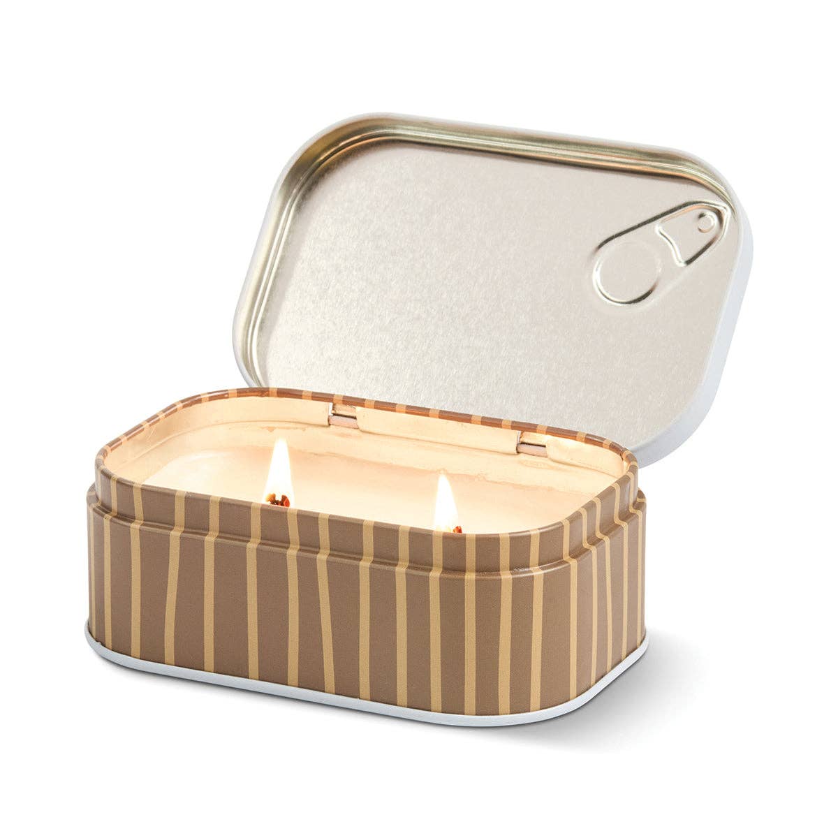 Chocolate & Cherry Cappuccino Print Tin Candle
