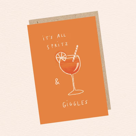 ‘It’s All Spritz & Giggles’ Greeting Card