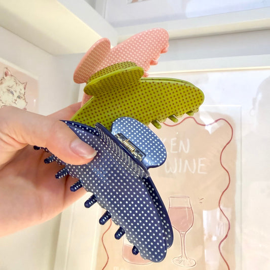Polka Dot Claw Clip (3 colourways)