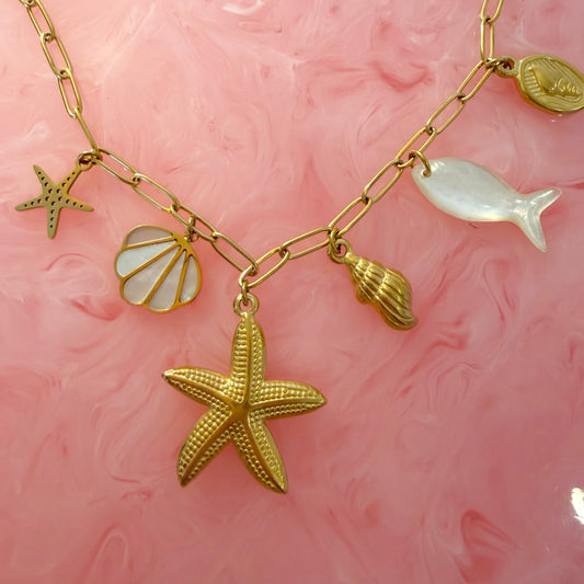 🐚 Beach Babe Charm Limited Edition Necklace