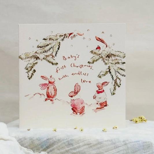 ‘Baby’s First Christmas’ Christmas Greeting Card