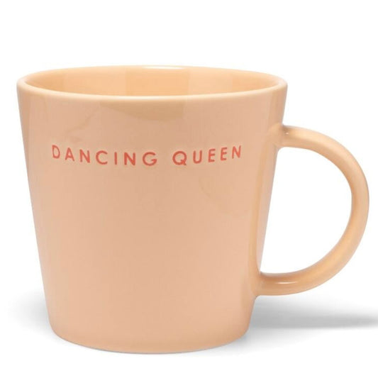 ‘Dancing Queen’ Beige Tea Mug