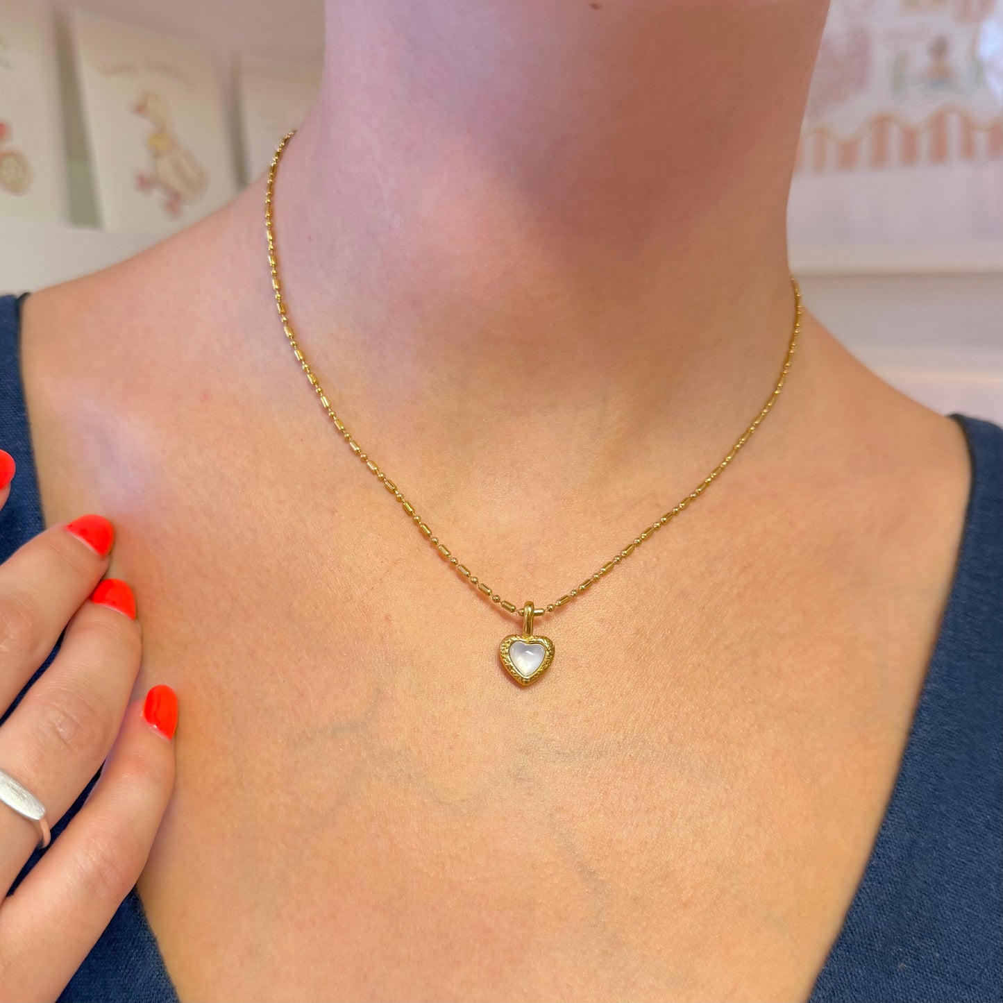 Sweetheart Everyday Necklace (available in gold or silver)