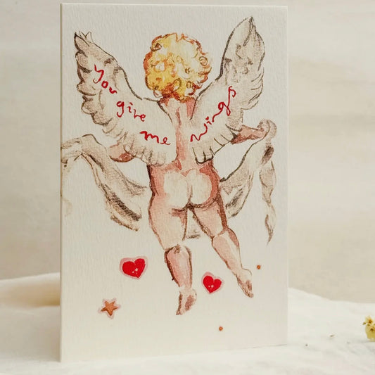 ‘You Give Me Wings’ Greeting Card