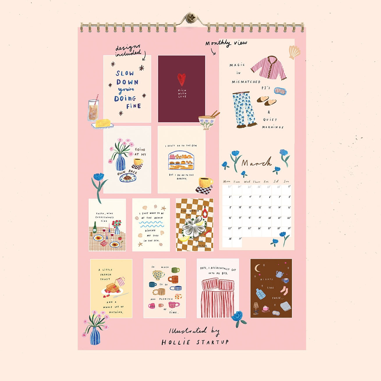‘Little By Little, Day By Day’ 2026 Calendar (By Hollie Startup)