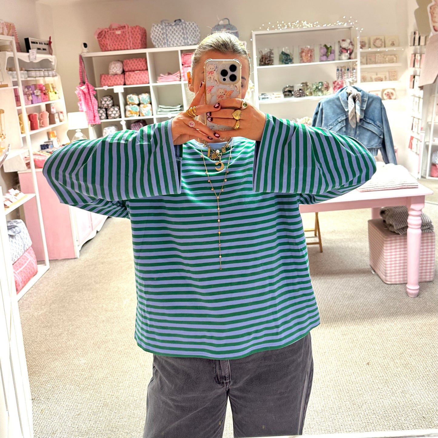 ❤️‍🔥 Slouchy Stripe Long Sleeve T-Shirts (4 Dreamy Colourways)