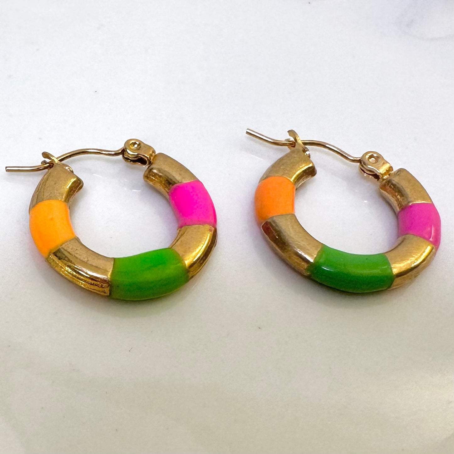 Multi Coloured Hoops