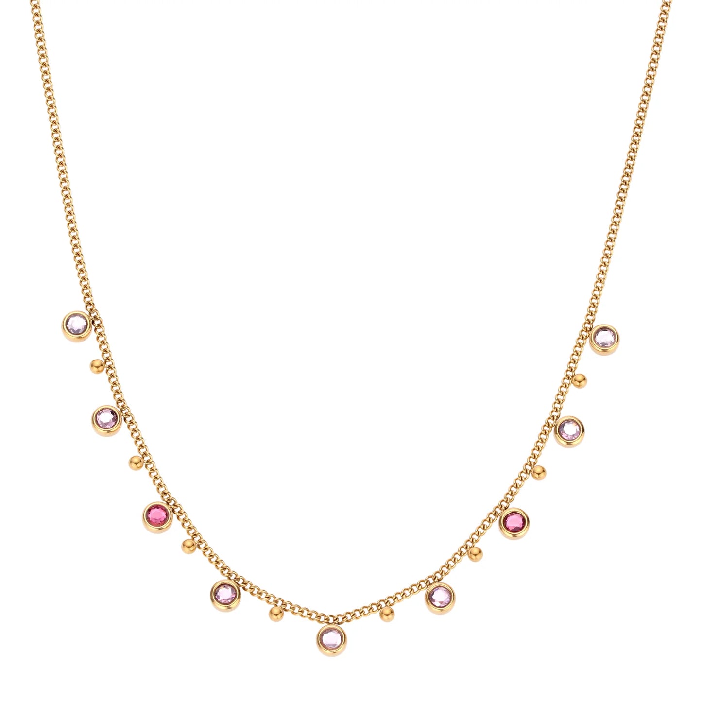 Bijoux De Mimi ‘Grace Multi-Tone Droplet Necklace’ ⭐️