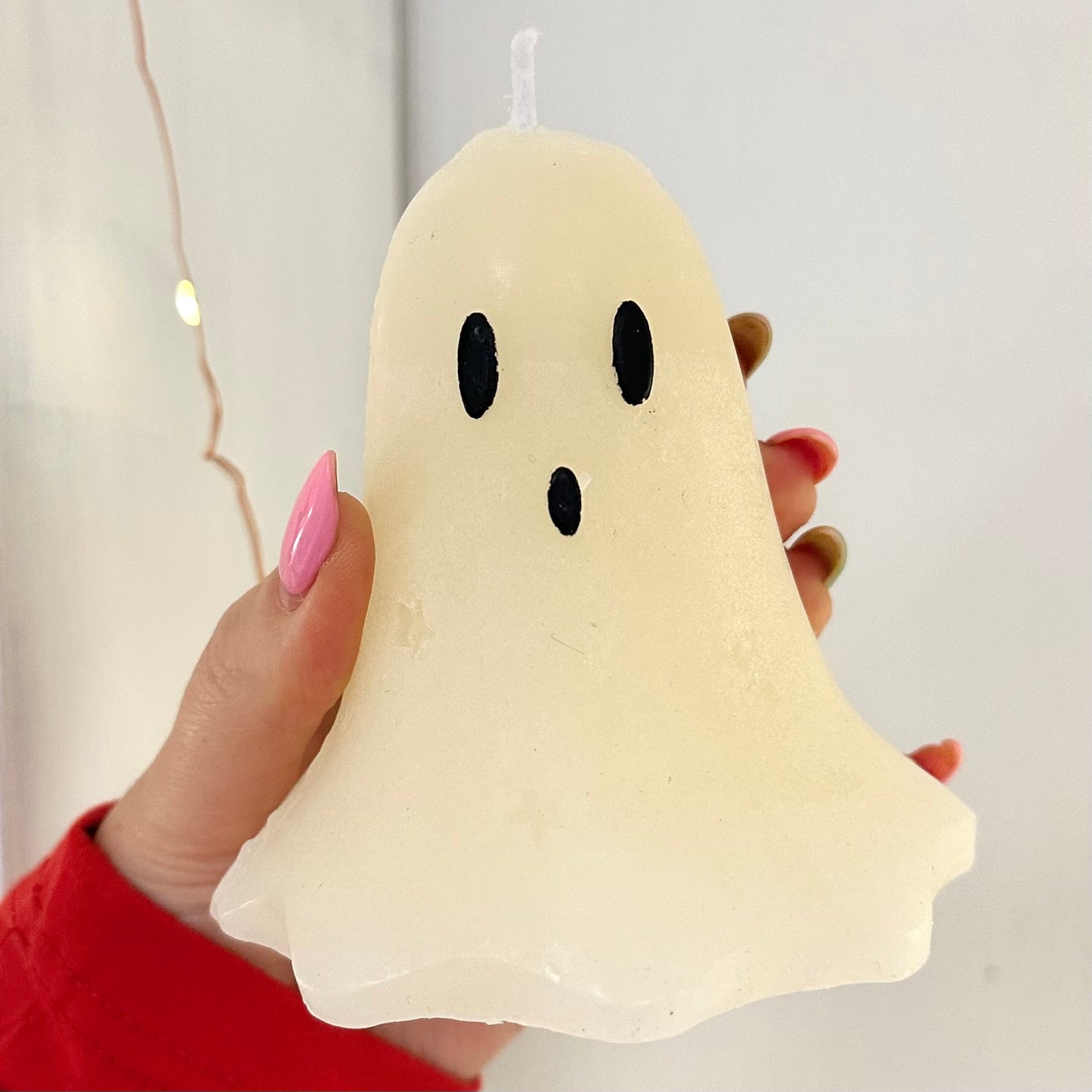 Spooky Ghost Halloween Candle