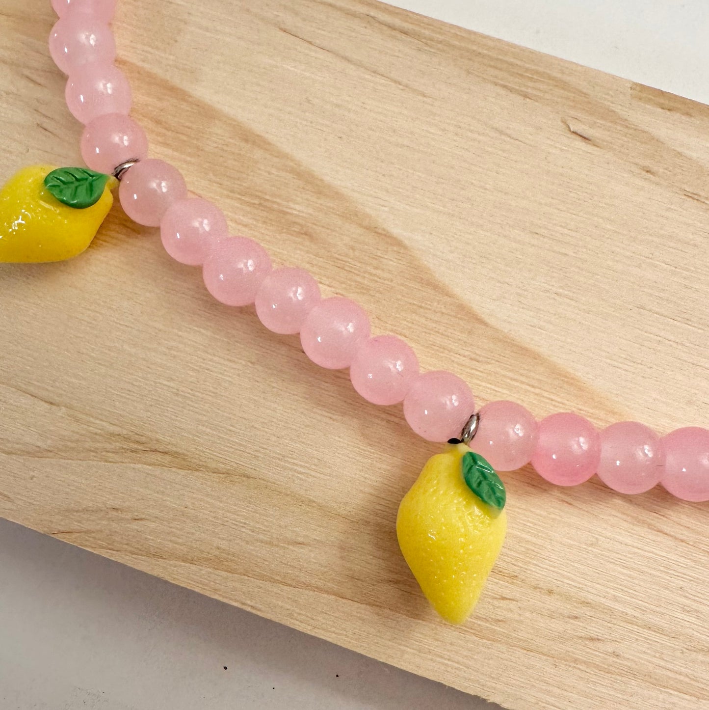 Handmade Glass Bead Lemon Jewellery 🍋