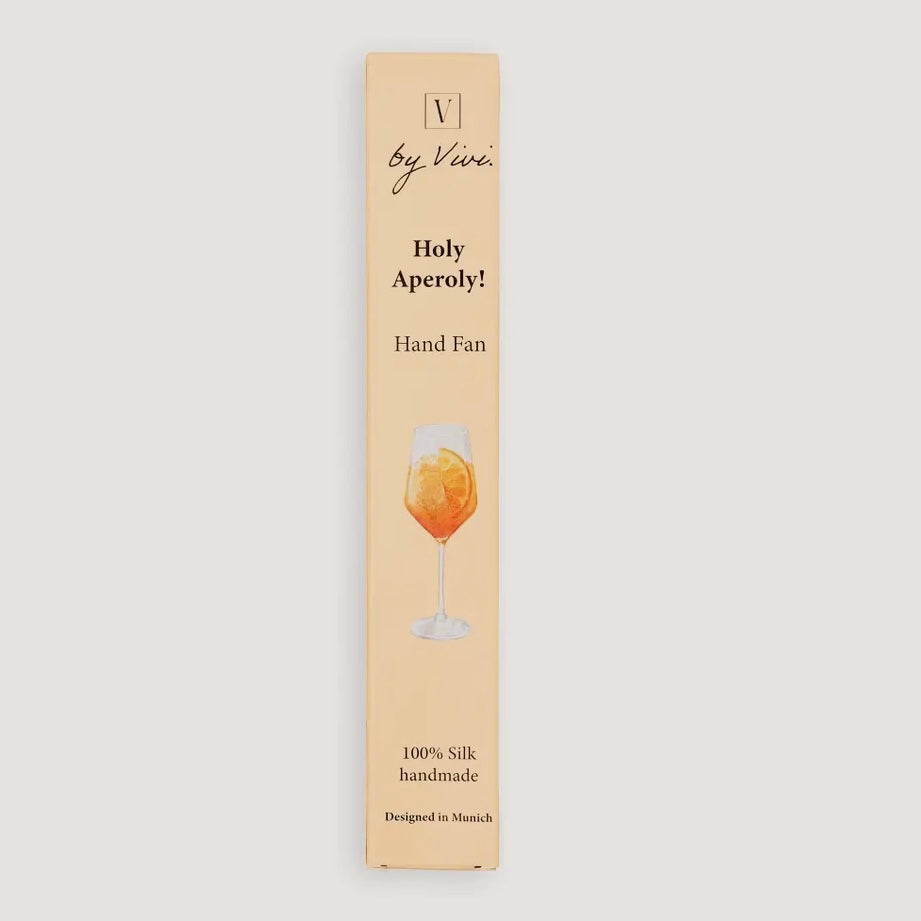 ‘Holy Aperoly!’ Silk Fan 🍊