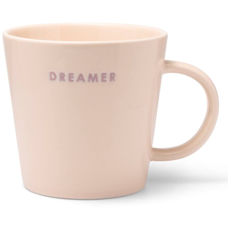 'Dreamer' Cream Ceramic Coffee/Tea Cup 350ml