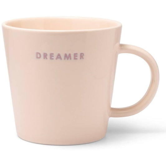 'Dreamer' Cream Ceramic Coffee/Tea Cup 350ml