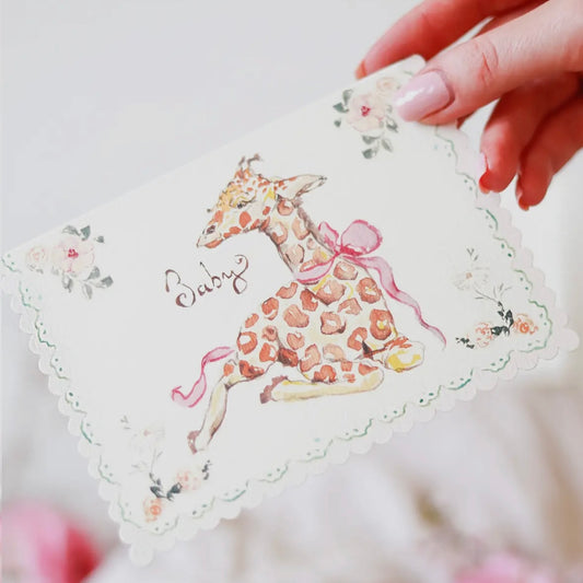 Baby Giraffe Greeting Card