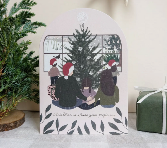 Christmas Is Where Your People Are Christmas Greeting Card