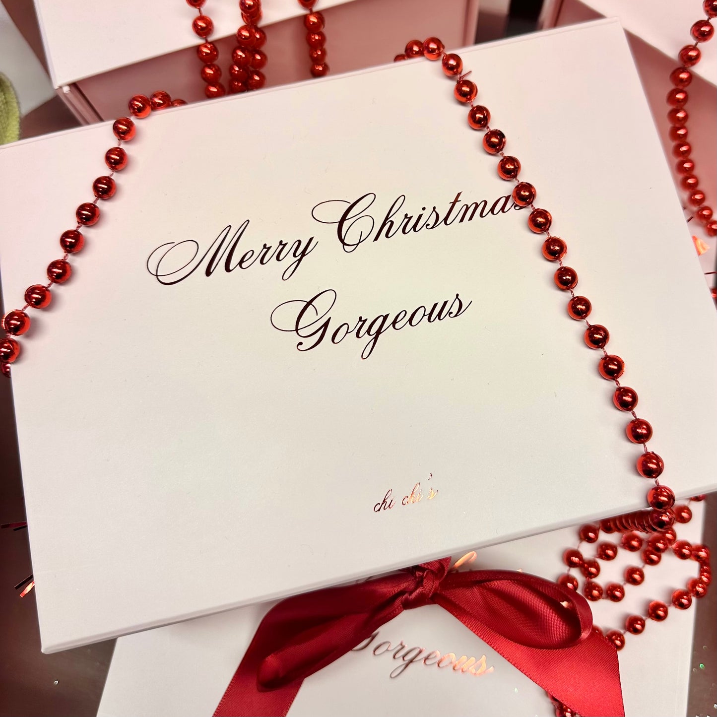 💋 Chi Chi’s ‘Merry Christmas Gorgeous’ Gift Box 🩷