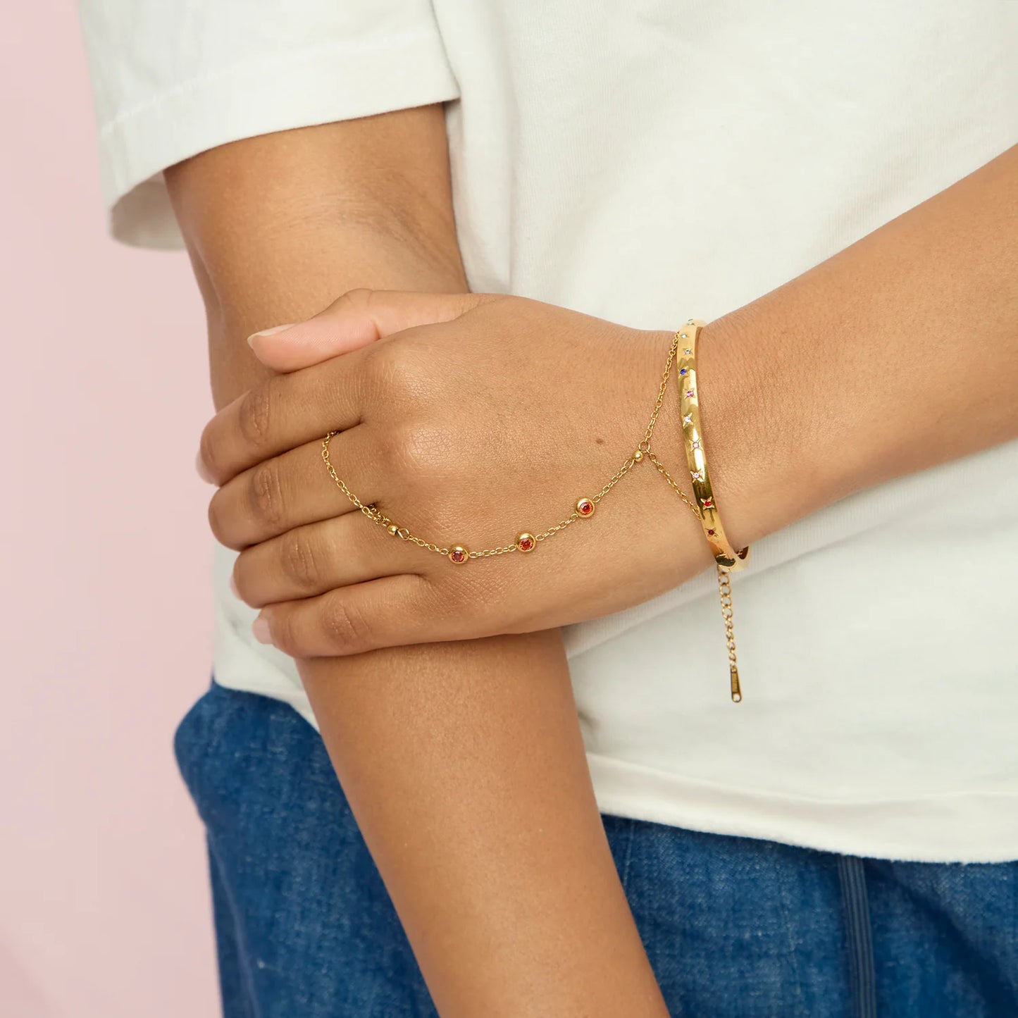 Bijoux De Mimi ‘Amelia Rainbow Bangle’ ⭐️