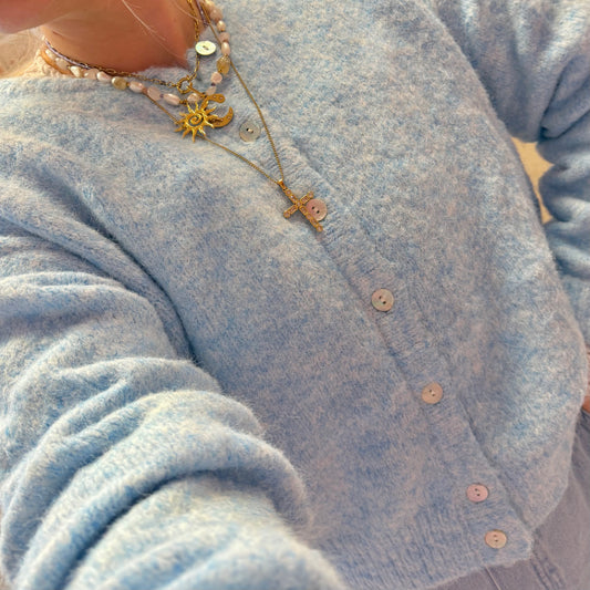 Super Soft Baby Blue Cardigan